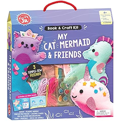  MOMOTOYS Make a Mermaid Toy Kids Sewing Kits for Kids