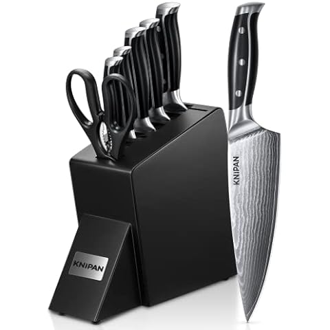 McCook MC20 Premium Knife Sets,17 Pieces Full Tang Hammered