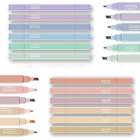 12pcs No Bleed Bible Highlighters, Assorted Colors Gel Highlighters Pens  Set, Wax Bible Markers For Study Journaling School Book Supplies