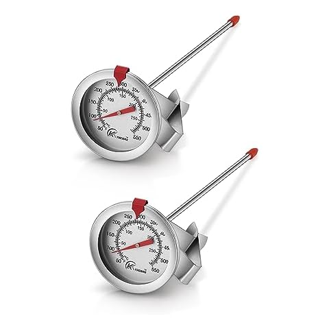 KT THERMO Dial Oven Thermometer With Instant Read,2-Inch Stainless Steel  Grill T