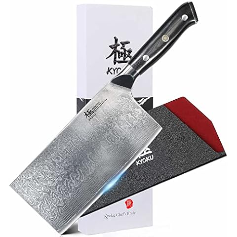  SHI BA ZI ZUO Vegetable Knife 7-inch Ultra Sharp Meat Cleaver  Knife Cooking Tools with Hefty Ergonomic Resin Handle Good for Slicing  Dicing Shredding in Kitchen : Home & Kitchen