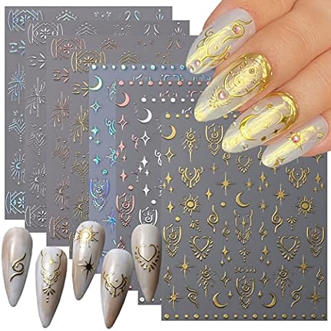 Holographic Butterfly Nail Art Foils 3D Flakes Nail Stickers Foil Glue  Transfer Nail Foils for Nail Art Laser Colors Nail Supplies Bronzing  Gradient Polish Manicure Tips for Women Kids(10 Pcs)