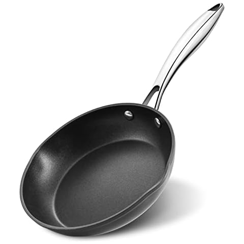 Ayesha Curry Hard Anodized Collection Nonstick Deep Frying Pan with Lid and Helper Handle, 12.25-Inch, Charcoal