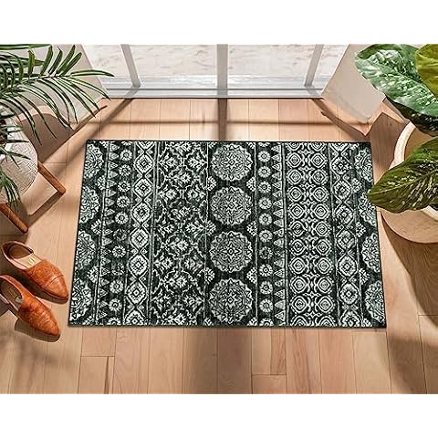 2'x3' Door Mat Modern Small Rug Indoor Front Doormat Non Slip Kitchen Rug  Contemporary Abstract Distressed Floor Mat Carpet Lightweight Foldable Mat  Entryway Living Room Doormat