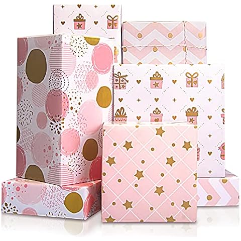  Larcenciel Easter Gift Wrapping Paper, 6 Sheets Cute Easter Egg  Bunny Gift Wrap Set w/Gift Tags, Twine String & Stickers, Colorful Glossy  Gift Wraps for Easter Birthday Party Baby Shower (27.5x19.6in) 