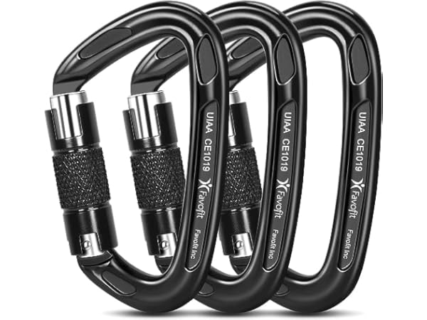 Large Locking Climbing Carabiners thumbnail