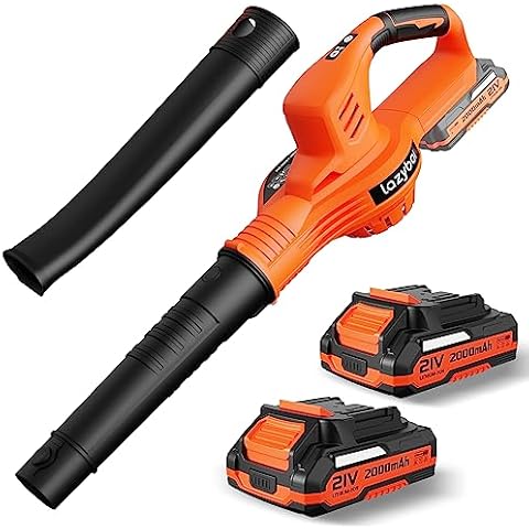 20V Cordless Leaf Blower (130 MPH/140CFM), 2.0Ah Battery and Charger