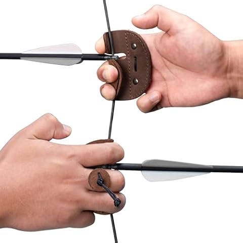 Leather Archery Finger Tabs