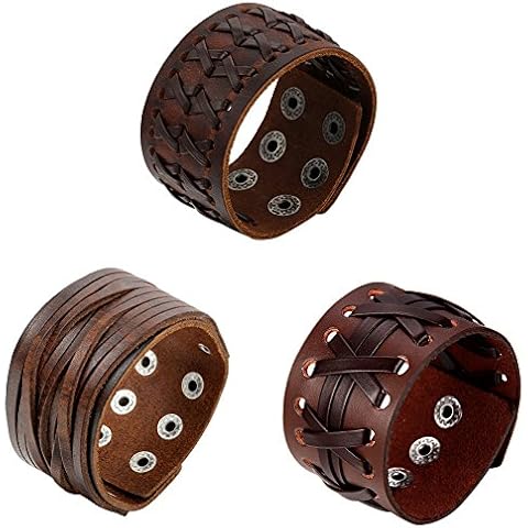 Leather Cuff Bracelets for Men