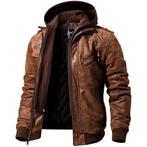 Leather & Faux Leather Jackets & Coats for Men