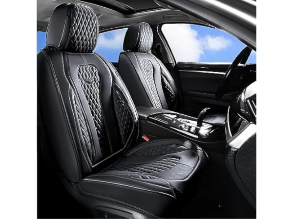 TAPHA Executive Leatherette Car Seat Cover & Cushion Set