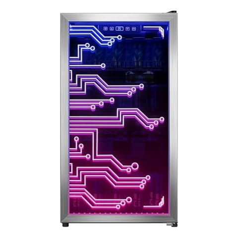 LED Lighting Beverage Refrigerators