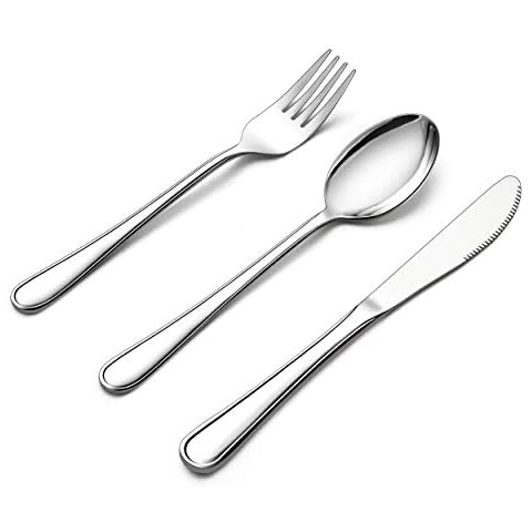 LIANYU 10-Piece Kids Silverware Set, Rainbow Toddler Utensils Flatware Set,  Stainless Steel Child Preschooler Cutlery Set, Includes 5 Kids Spoons, 5  Kids Forks, Dishwasher Safe 10 Rainbow