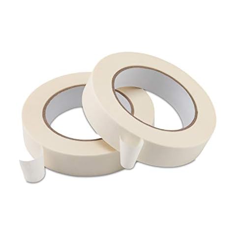 3 Rolls White Masking Tape, General Purpose Beige White Painters