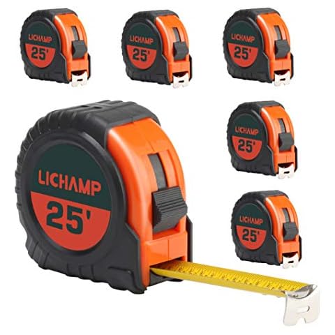 CRAFTSMAN 25-Ft Tape Measure with Fraction Markings, Retractable,  Self-Locking Blade (CMHT37225)