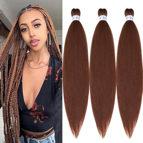 Light Brown Knotless Braids