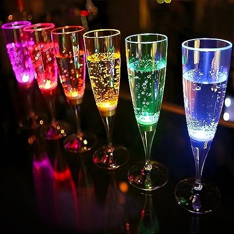 Light Up Champagne Glasses