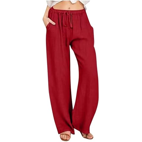 Linen Dress Pants for Women