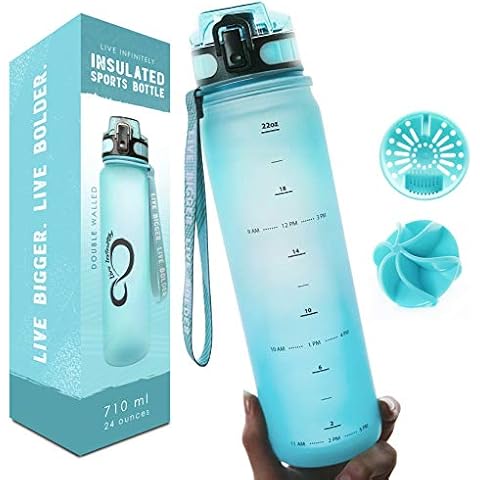 bubba Flo Duo Refresh Double-Walled Water Bottle, 24 Oz 