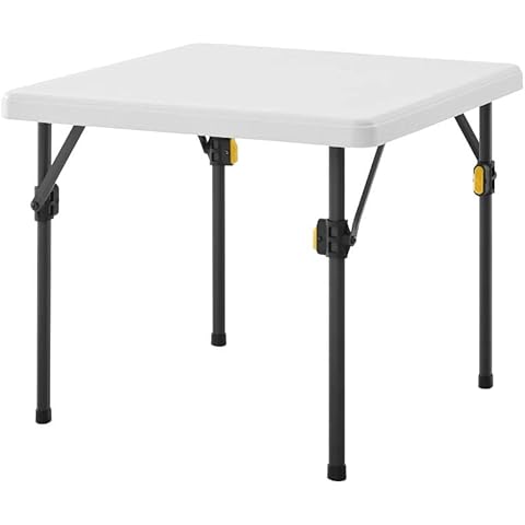 Living and More Kids Square Table, 24inch, White