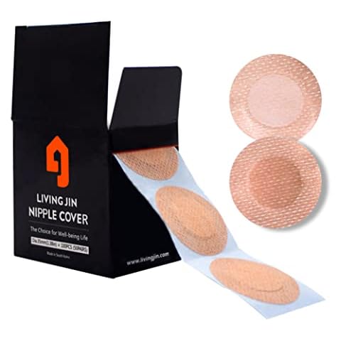 NADEZHDA Nipple Cover for Men Nipple Guard 100 Pairs 1.57 Inches