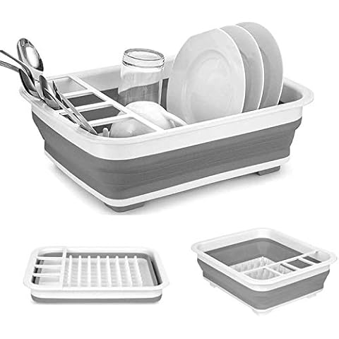  Masirs Pop-Up Collapsible Dish Drying Rack