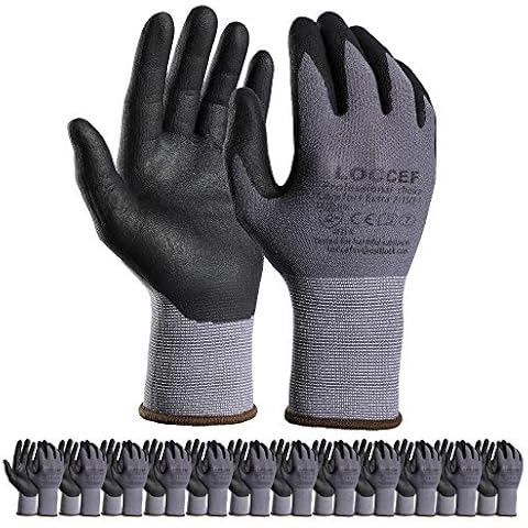  GH Heavy Duty Nitrile Reusable Work Gloves, All