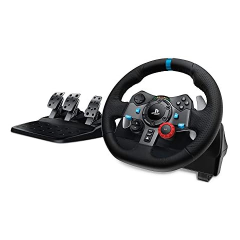 Logitech G29 Driving Force Racing Wheel and Floor Pedals, Real Force Feedback