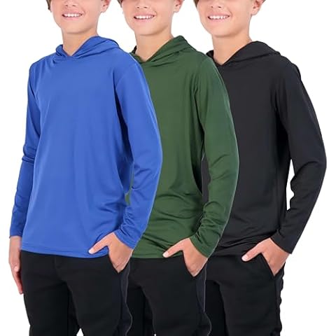 Long Sleeve Athletic Hoodies for Boys