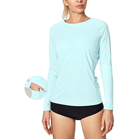 Long Sleeve Rash Guard Shirts for Women