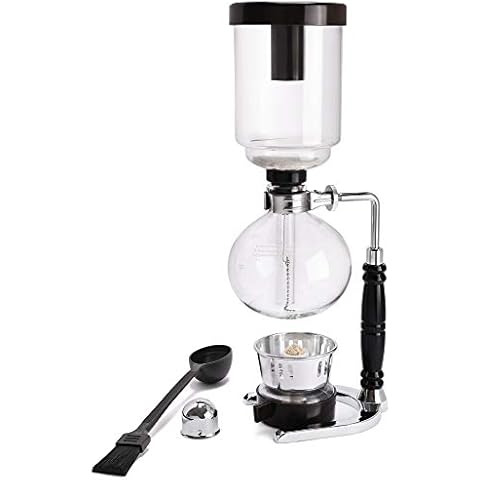 moo-1 Syphon Coffee Maker Japanese Style Vacuum Glass Siphon Pot Percolators 1-3 Cups Siphon Coffee Maker