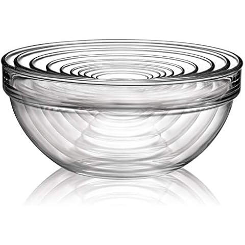 Libbey Small Glass Bowls with Lids, 6.25-ounce, Set of 8 