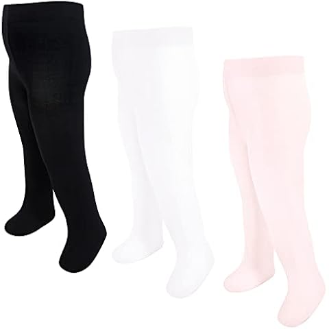  Jeleuon Baby Girls Infant Toddler 3 Pack of Soft Stock Tights  Warm Legging Pants: Clothing, Shoes & Jewelry