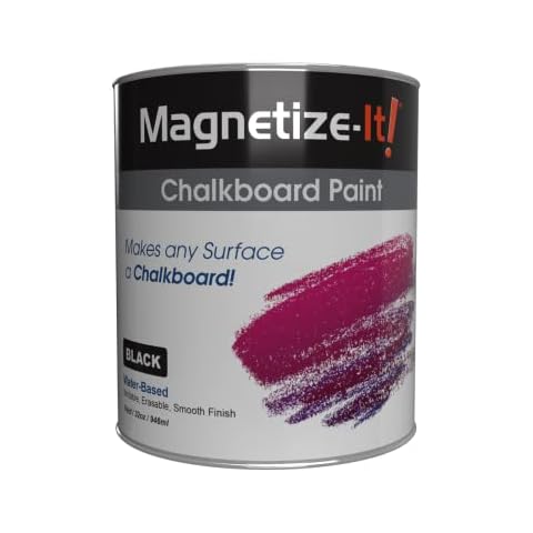 Magnetize-It! Magnetic Paint and Primer - High Standard Yield - Black 8 oz,  (MIHYD-2186)