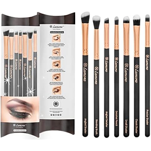 Haleys Brilliant Lid Eyeshadow Brush, Medium Flat Tapered Brush, Easy Blending and Shading for Building Eyeshadow Colour, High-end Synthetic Bristles