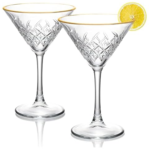 Godinger 25225 5 oz Dublin Martini Glass - Set of 4