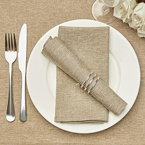 Lingsisi Dinner Cloth Napkins, Set of 6 , Soft & Durable Reusable