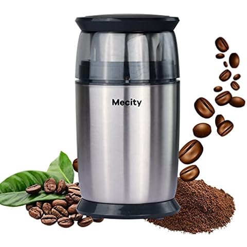 Secura Coffee Grinder Electric, 2.5oz/75g Large Capacity Spice