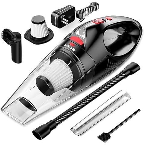 IMINSO Handheld Vacuum Cordless Hand Vacuum with 9000PA/LED, Dust Busters  Vacuum Cordless Rechargeable Car Vacuum Portable Mini Vacuum, Lightweight