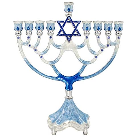 Jewish Innovations Metal Candle Cups with Round Flat Base - Use with Menorah Candelabra - Prevents from Wax Dripping - Candle Holders Perfect for Lamp