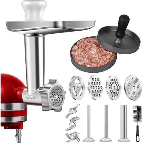 BQYPOWER BQYPOWER-123 Metal Food Grinder Attachment for KitchenAid