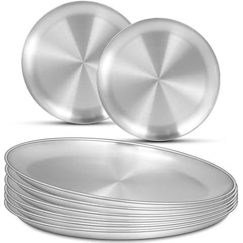 Metallic Dinner Plates
