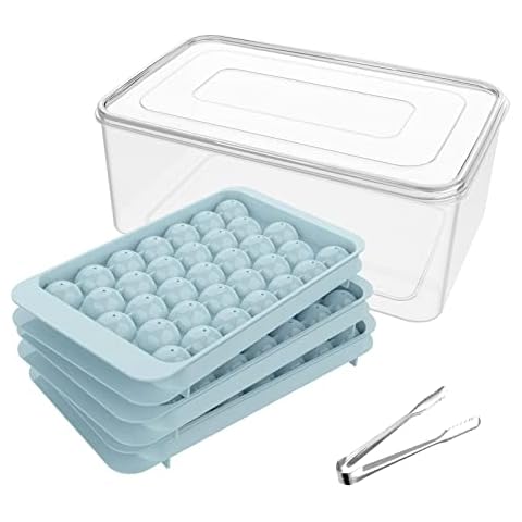 Mini Ice Cube Trays Freezer Bin And Scoop 4 Pack 640 Small Nugget