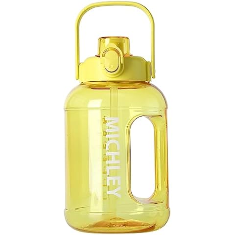 MICHLEY 16 oz Water Bottle With Straw Sippy Cups for Toddlers 3+