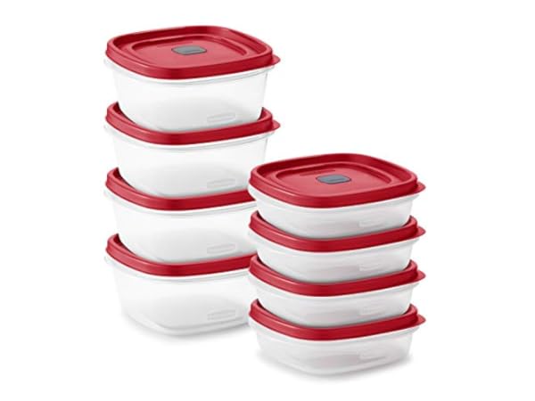 50 Pcs Large Food Storage Containers with Lids Airtight-85 oz to Sauces  Box-Total 526Oz Stackable Kitchen Bowls Set Meal Prep Containers-BPA Free  Leak proof Plastic Lunch Boxes- Freezer Microwave safe