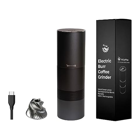 CONQUECO CGM 01 Portable Electric Burr Coffee Grinder: Conqueco