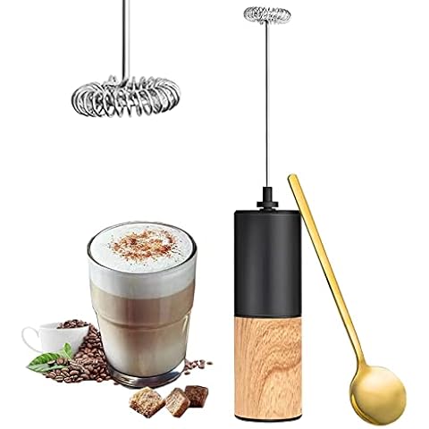 EZBASICS Milk Frother, Electric Milk Steamer, Hot and Cold Foam Maker,  8.4oz/250ml Stainless Steel Milk Warmer for Coffee, with Two Whisks, Silver  