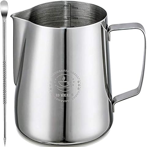 Dailyart Milk Frothing Pitcher 8 Oz/250ml - 304 Stainless Steel