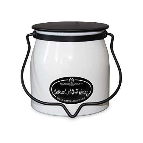 Milkhouse Candle Company; Butter Jar 22 oz: Winter Walk