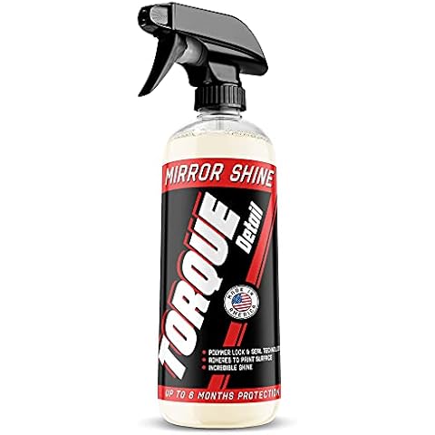 Torque Detail Ceramic Spray - Easy to Apply, Ceramic Coating Spray -  Proprietary Silica Formula (Nano SiO2) Seals & Shields Car's Clear Coat 